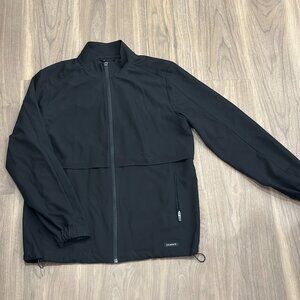 Jannuu Men's Black Scrub Jacket